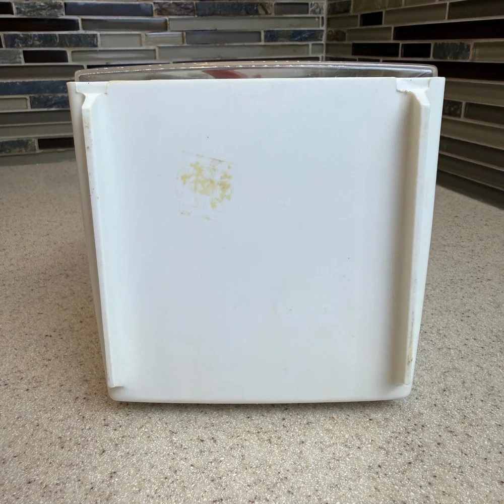 Vintage Hoan Kitchen Scale Analog 10lb 4.5kg Capacity White Made in USA Retro